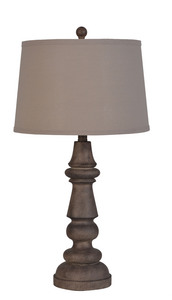 Brown Distressed Lamp
