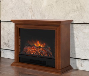 Dakota Walnut Fireplace