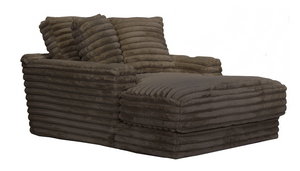 Chocolate Cuddler Chaise