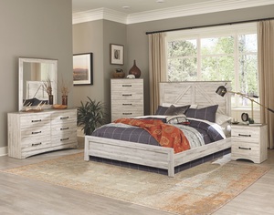 Hayden Full- Bed, Dresser, Mirror