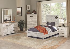 Hayden- Twin Bed, Dresser, Mirror