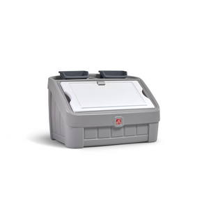 2 In 1 Gray Toy Box