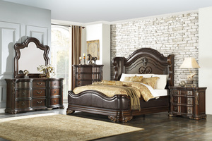 Royal Highlands-King Bed, Dresser, Mirror