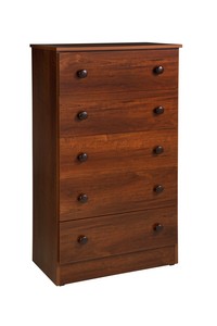 Cherry 5-Drawer Chest