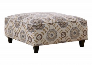 Crossroads Mink Ottoman