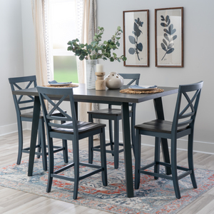 Laurel Blue 5 Piece Dinette Package