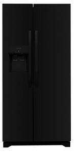 22.3 Cu Ft Side By Side Refrigerator Black