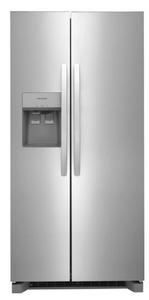 22.3 Cu Ft Side By Side Refrigerator Stainleass