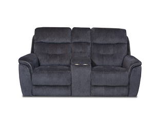 Plush Magnet Power Reclining Console Loveseat