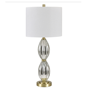 Silver Mercury Glass Lamp