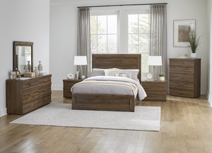 Borgata- Queen Bed, Dresser, Mirror