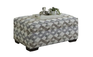 Roman Steele Storage Ottoman