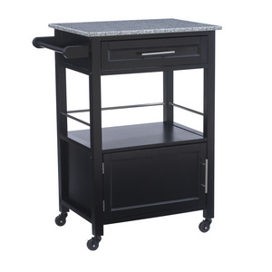 Mitchell Kitchen Cart (Black)