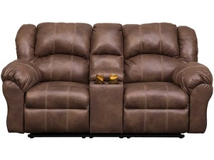 Telluride Cafe Reclining Console Loveseat