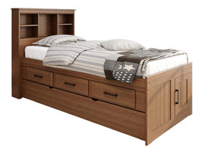 Walker Twin Bookcase Bed