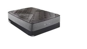 Black Ice Luxury Plush Low Profile Queen Set