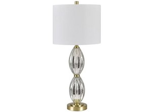Silver Mercury Glass Lamp