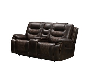 Commodore Reclining Console Loveseat