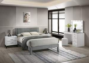 Lucia Full Bed - Gray