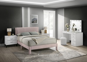 Lucia Full Bed - Pink