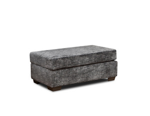 Galactic Charcoal Ottoman