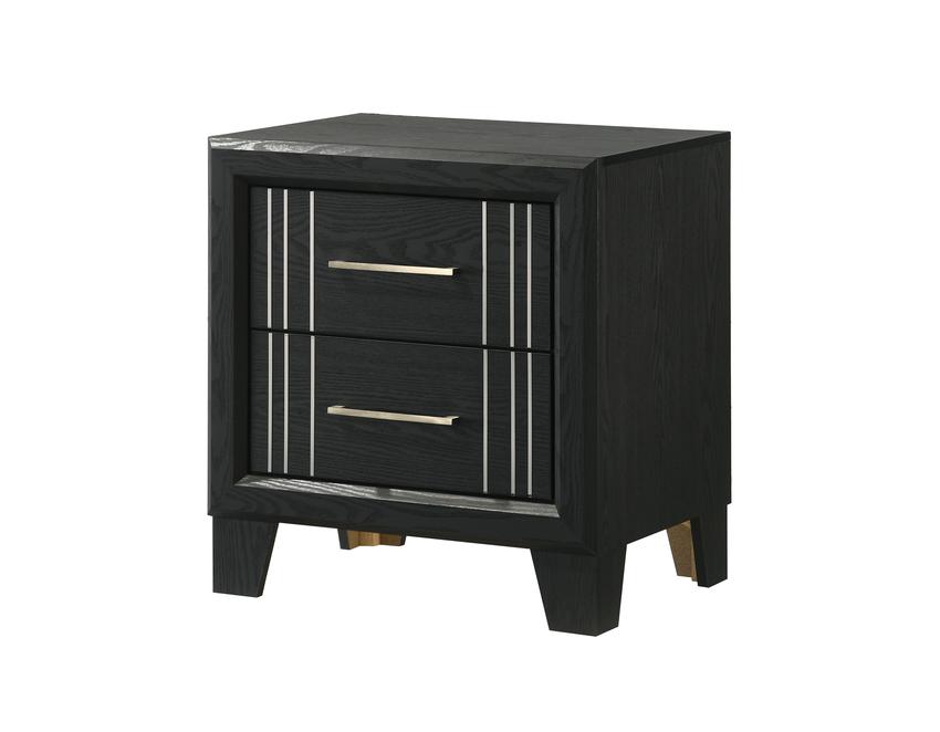 Charlie Black Nightstand