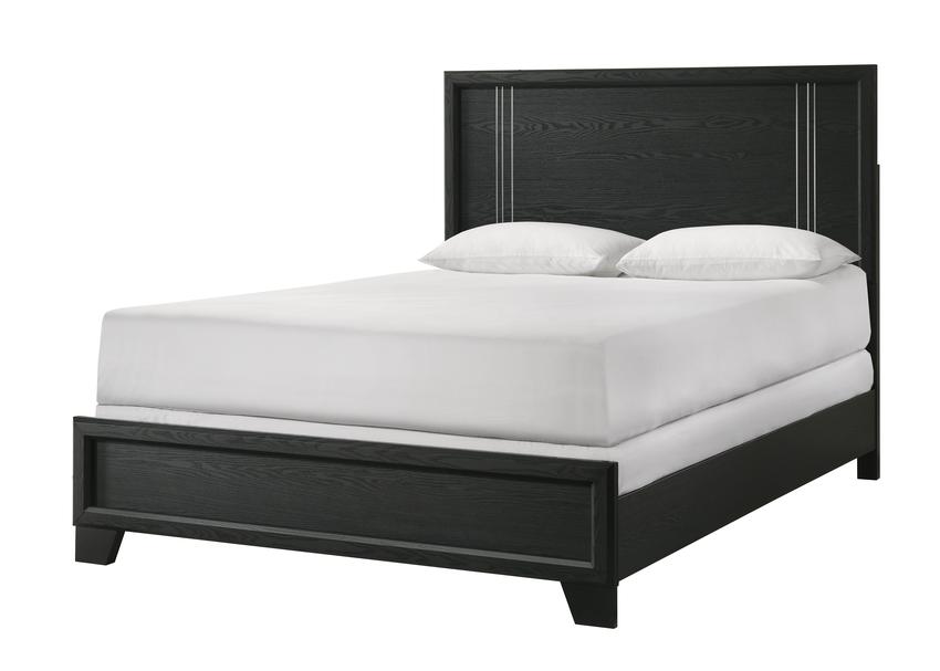 Charlie Black King Bed