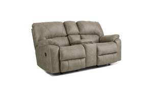 Sapphire Rocking Reclining Console Loveseat